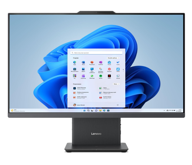 Lenovo IdeaCentre AIO 27 Ryzen 5-7533HS/16GB/512/Win11 Czarny - 1598776 - zdjęcie